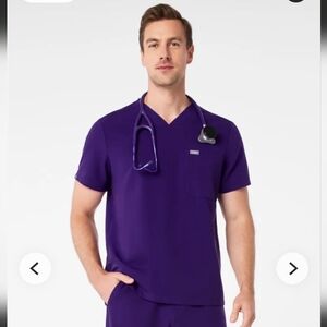 BNWT Figs Men's Chisec 3 Pocket Scrubs Top Size XS
